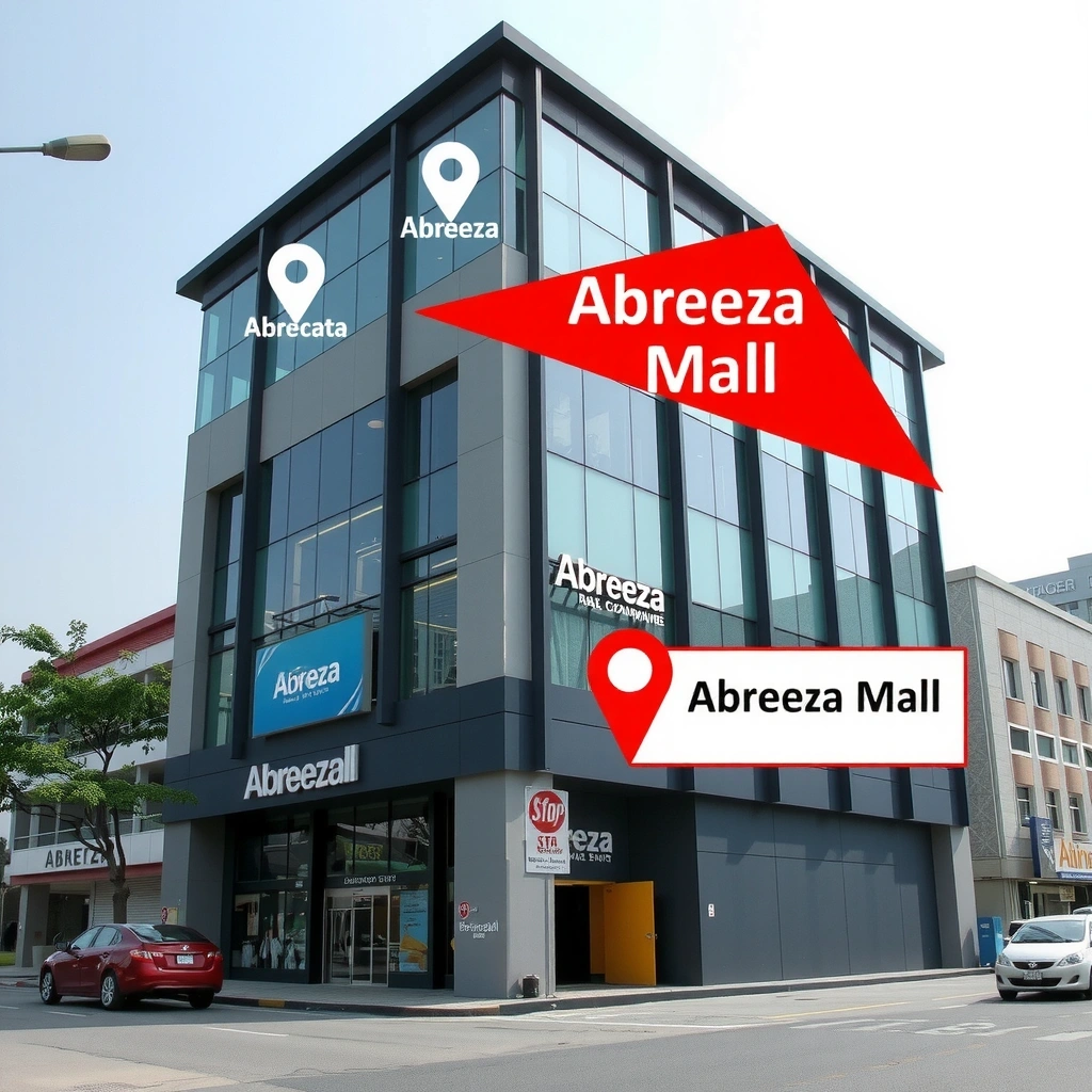 Abreeza Mall location map showing MarketLift office